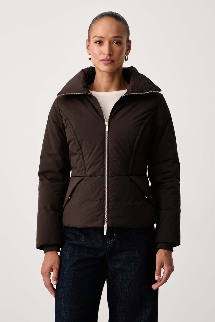 Armani Exchange Kratka jakna ženska rjava XW002443.AF26073