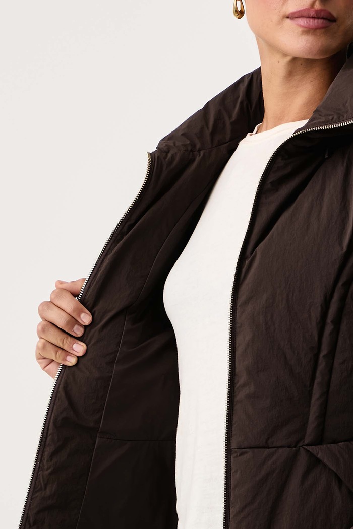 Kratka jakna ženska Armani Exchange rjava XW002443.AF26073