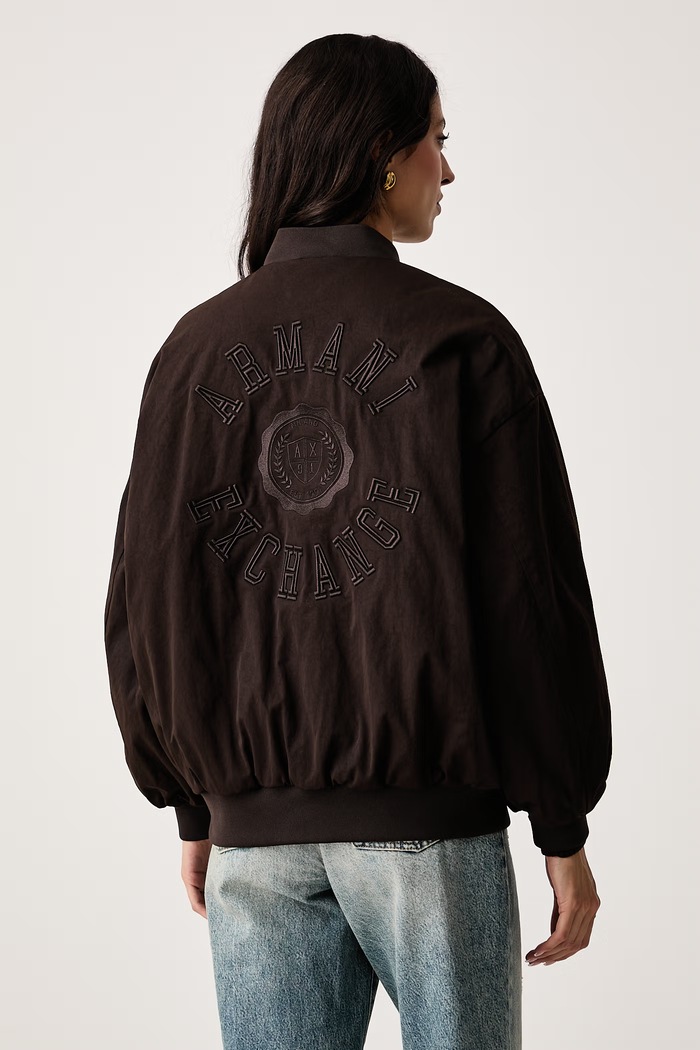 Дрехи Armani Exchange Яке бомбър дамско XW002435.AF26079 кафяв