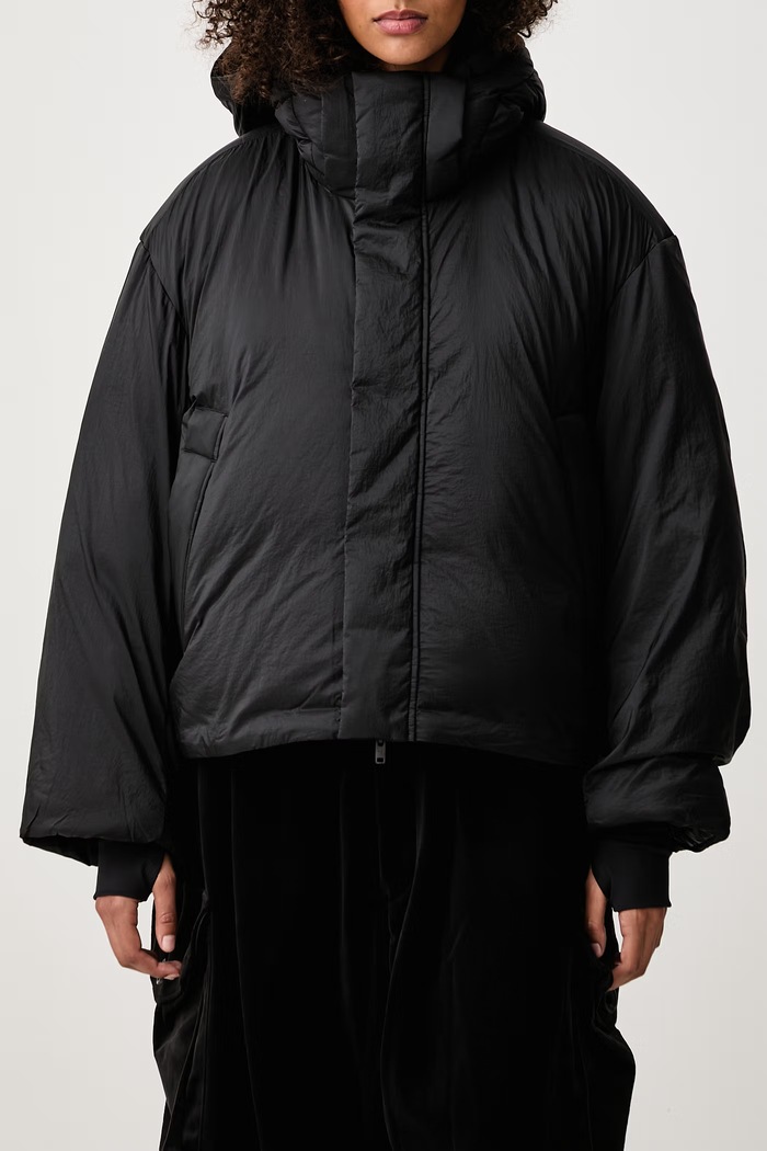 W HD PUFF JKT kurtka damska Y-3 czarny KS1433
