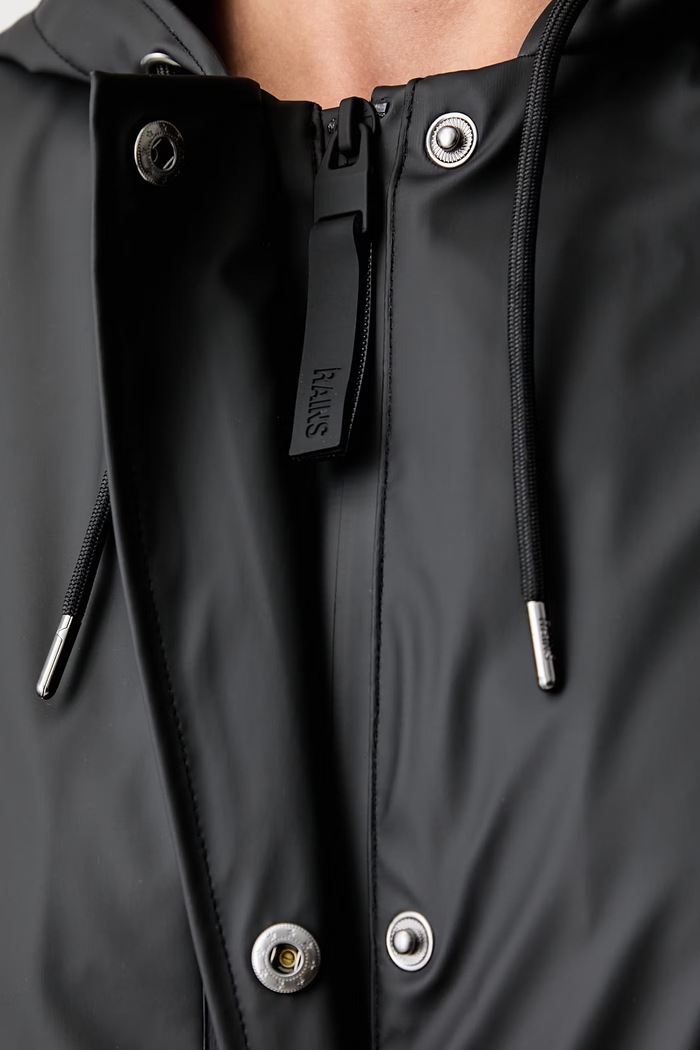 Rains krótka kurtka damska String W Jacket W3 18040.01 czarny