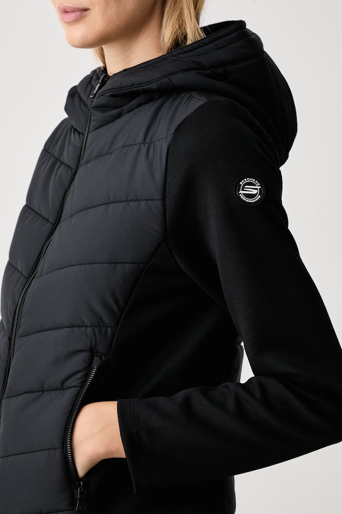 Krótka kurtka damska PERFORMANCE ELITE HO Skechers JA232 czarny