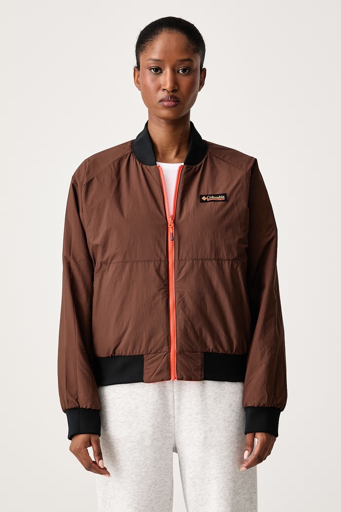Columbia Kurtka dwustronna damska Sauvie Sky 2174621 pomarańczowy AW26
