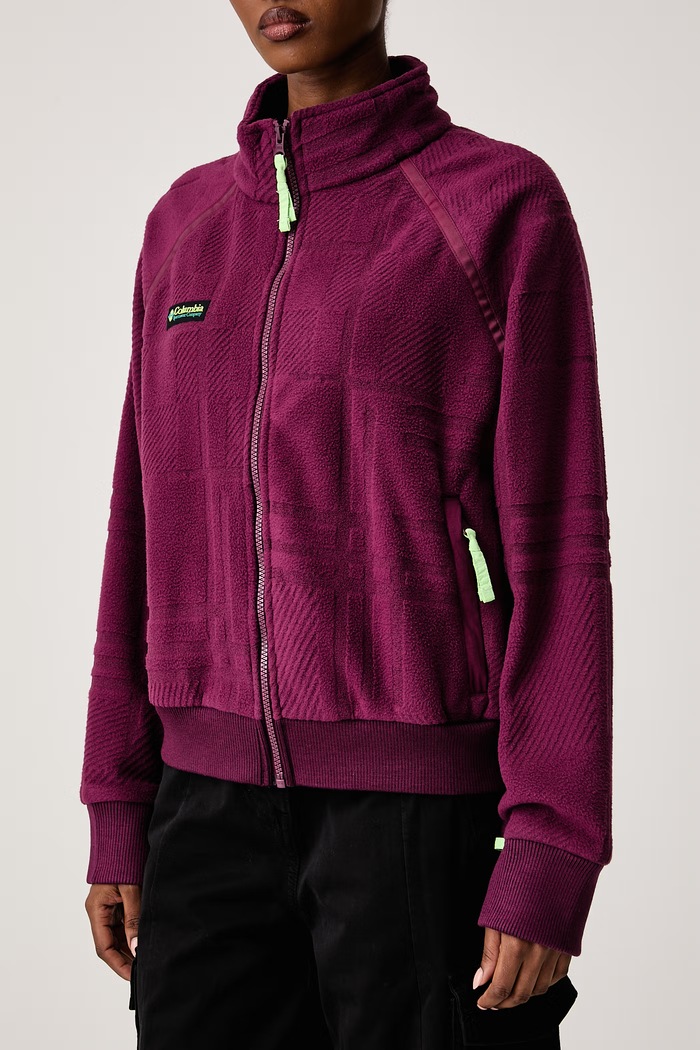 Bluza polarowa damska Bugaboo 1986 Columbia 2173441 bordowy