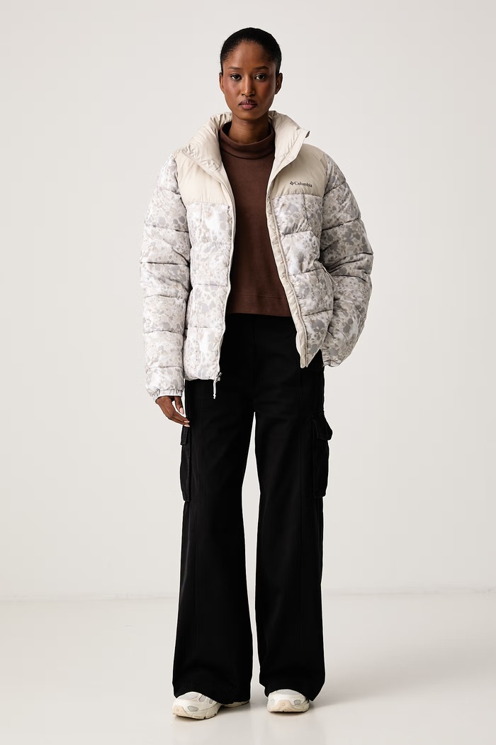 Columbia Krótka kurtka damska Puffect 2171281 beżowy AW26