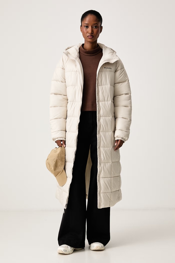 Columbia Długa kurtka damska Puffect 2171261 beżowy AW26