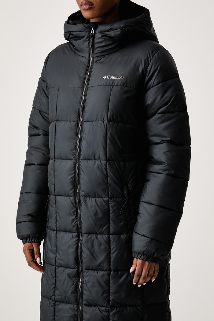Długa kurtka damska Puffect Columbia 2171261 czarny