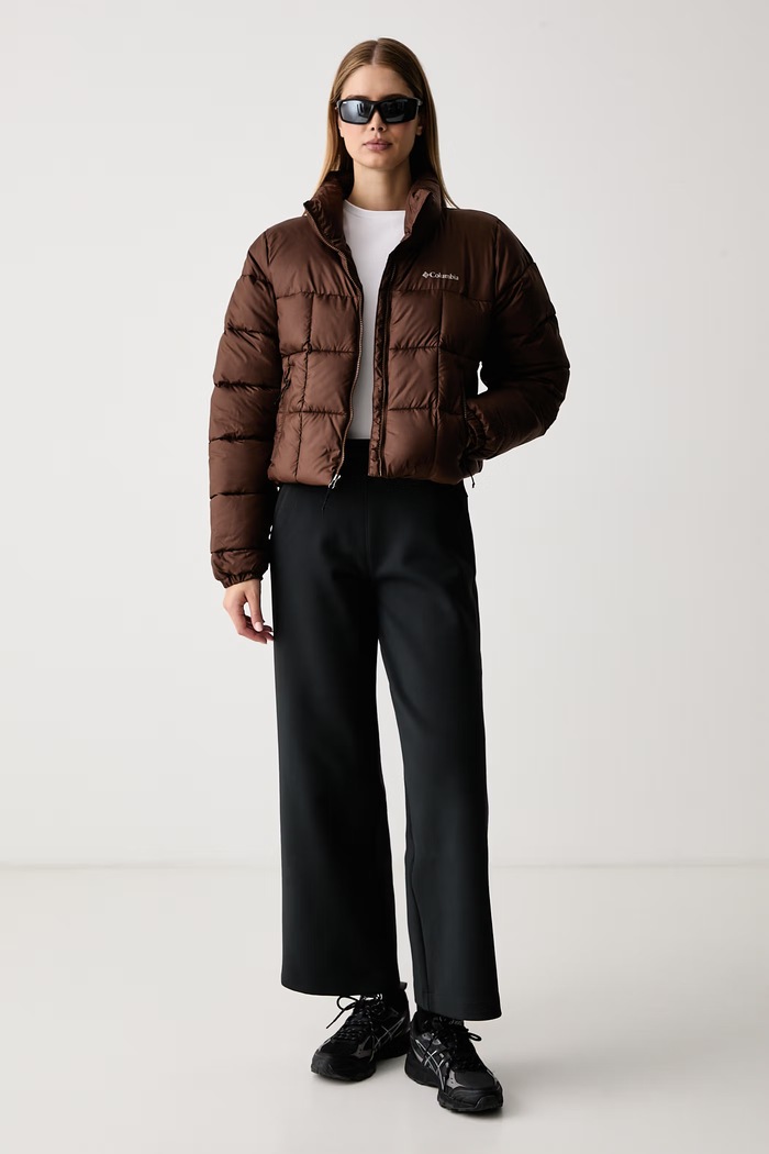 Columbia Krótka kurtka damska Puffect 2171241 brązowy AW26