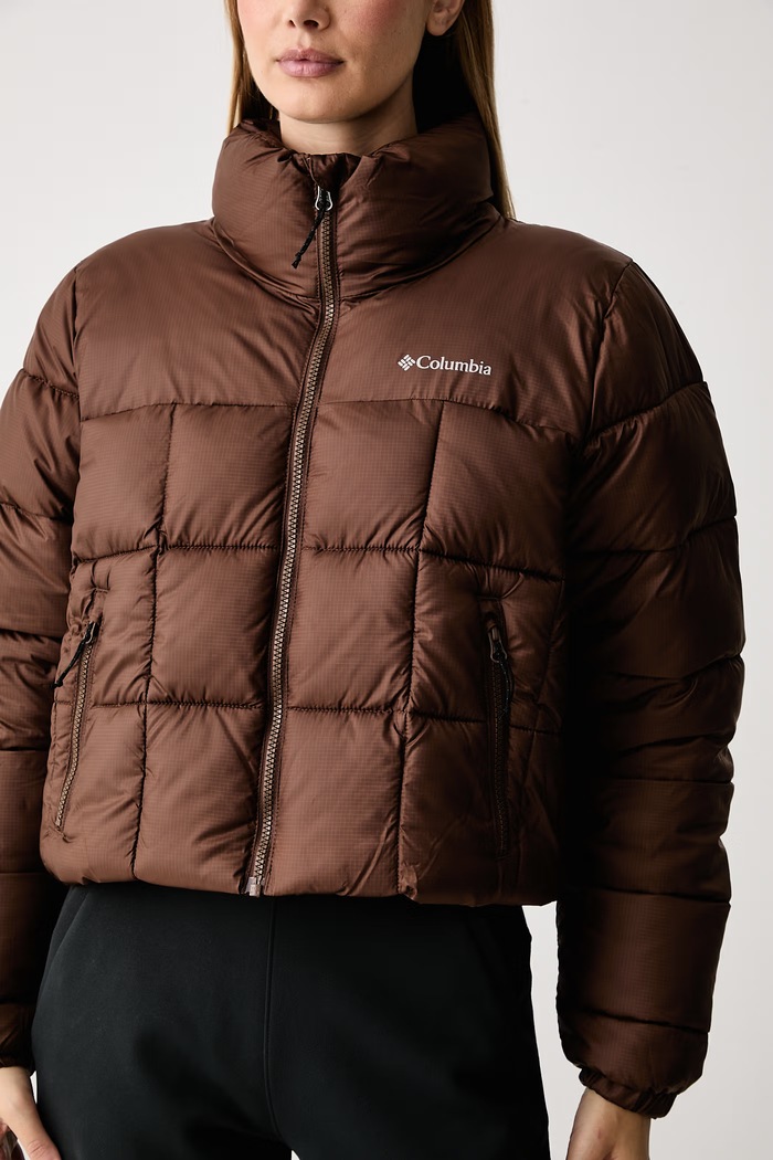 Krótka kurtka damska Puffect Columbia 2171241 brązowy