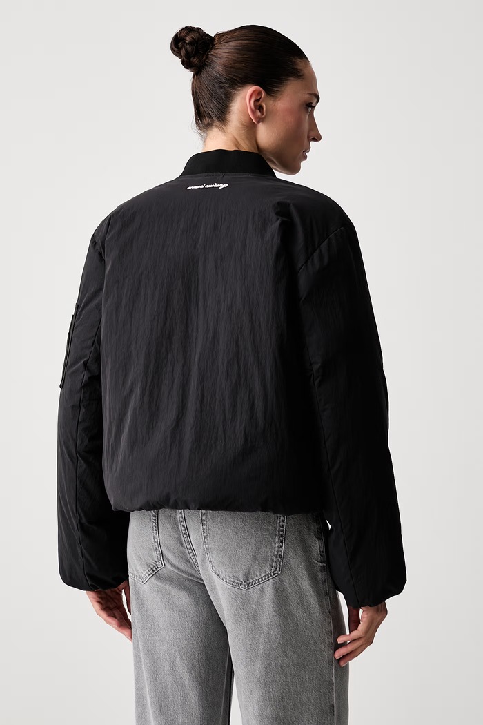 Odzież Armani Exchange krótka kurtka damska XW002431.AF26072 czarny