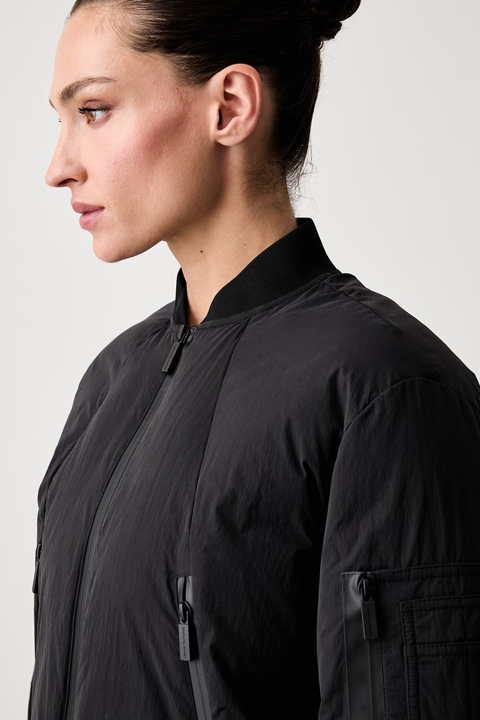 Armani Exchange krótka kurtka damska czarny XW002431.AF26072