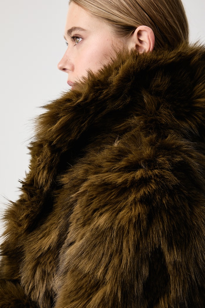 Płaszcz damski Trussardi 0004A000447N zielony