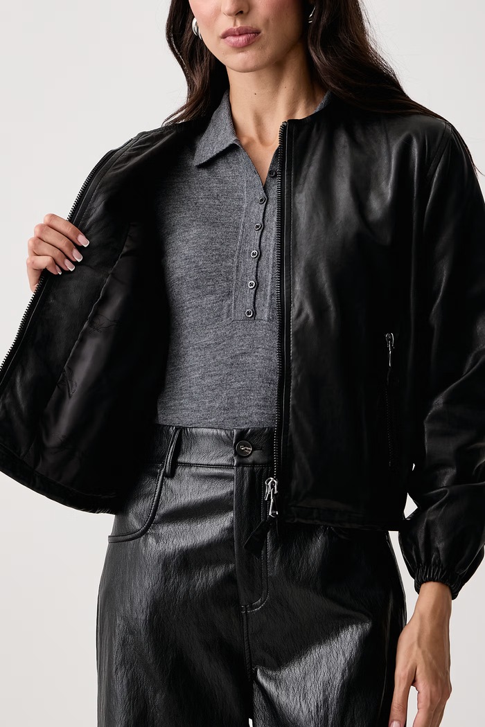 Trussardi Kurtka przejściowa damska skórzana R302A000785N