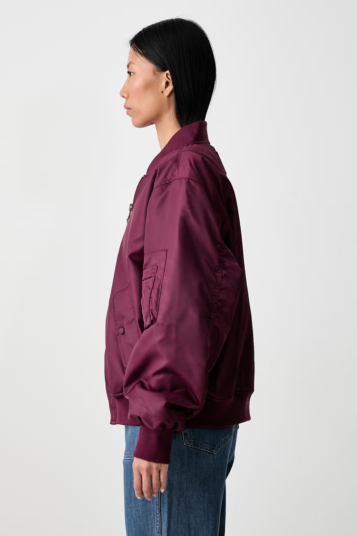 Anine Bing LEON bomber jakna za žene bordo A.01.10490.BGN28