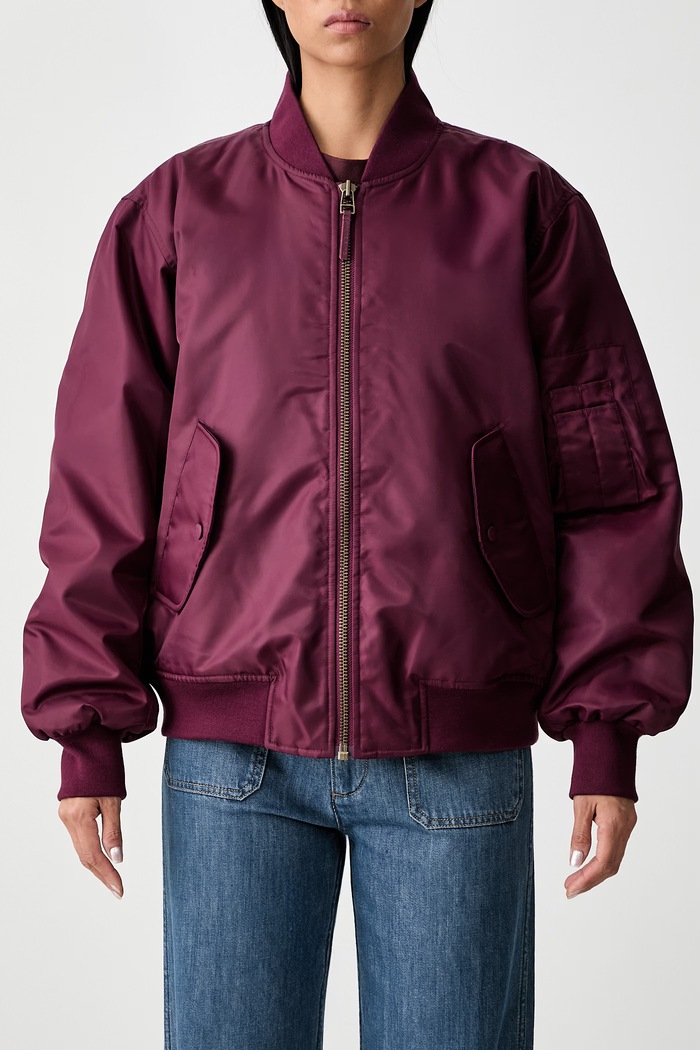 Anine Bing LEON bomber jakna za žene A.01.10490.BGN28 bordo