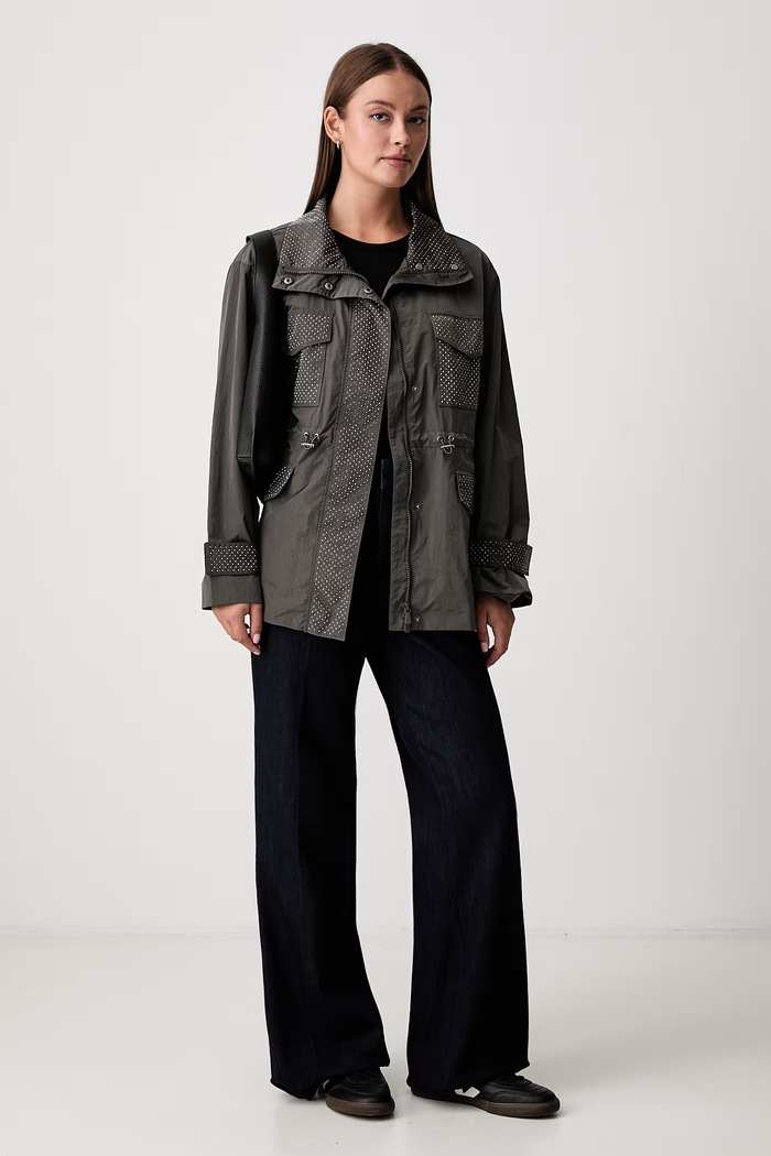 Joseph Ribkoff kurtka koszulowa damska 263633 zielony AW26