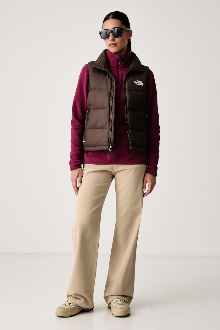 The North Face Pernati prsluk za žene Hydrenalite NF0A89VJNMF1 smeđa AW26