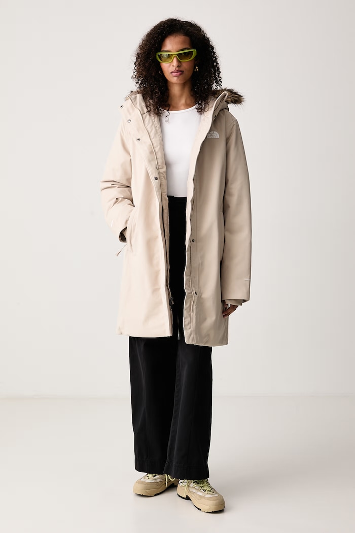 The North Face Parka za žene Arctic NF0A84J2N7J1 bež AW26