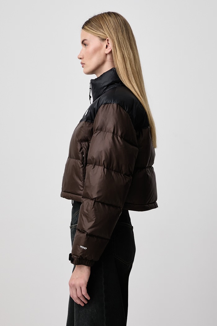 Páperová bunda dámska Nuptse The North Face NF0A5GGERM11 hnedá