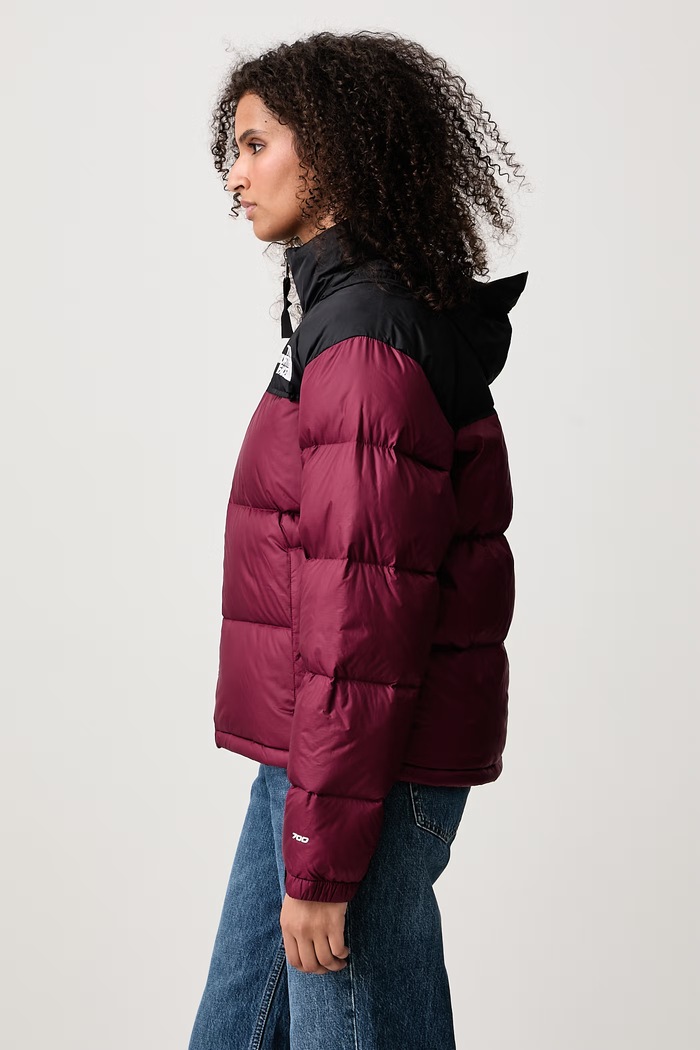 Πουπουλένιο μπουφάν γυναικείο 1996 Retro Nuptse The North Face NF0A3XEORH11 μπορντό