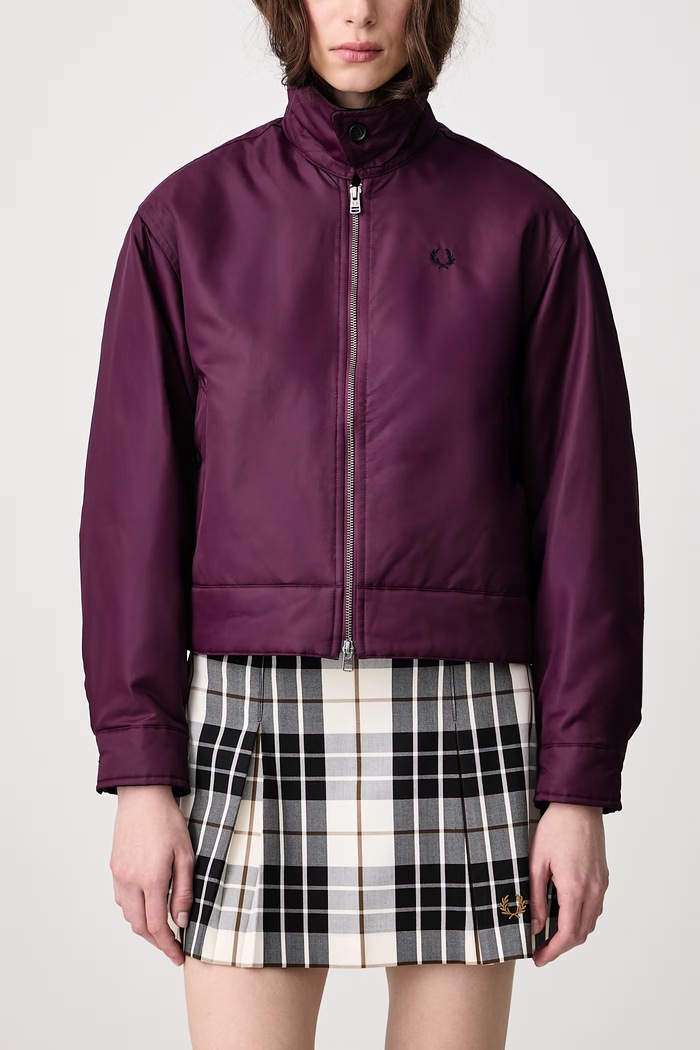 Kurtka damska Fred Perry fioletowy J3116.37C