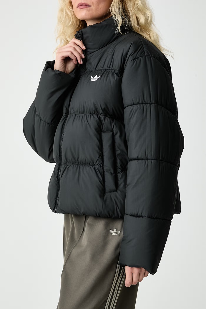 Prešívaná bunda dámska Short Padded adidas Originals KT4241 čierna