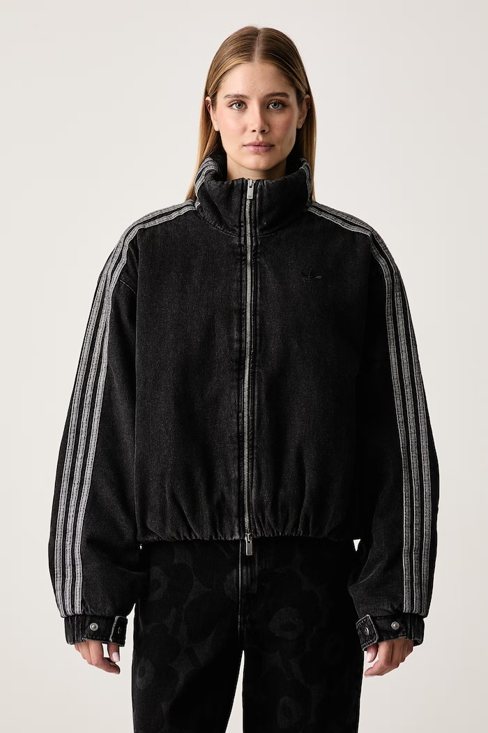 adidas Originals Átmeneti kabát női farmer Firebird fekete KT4233