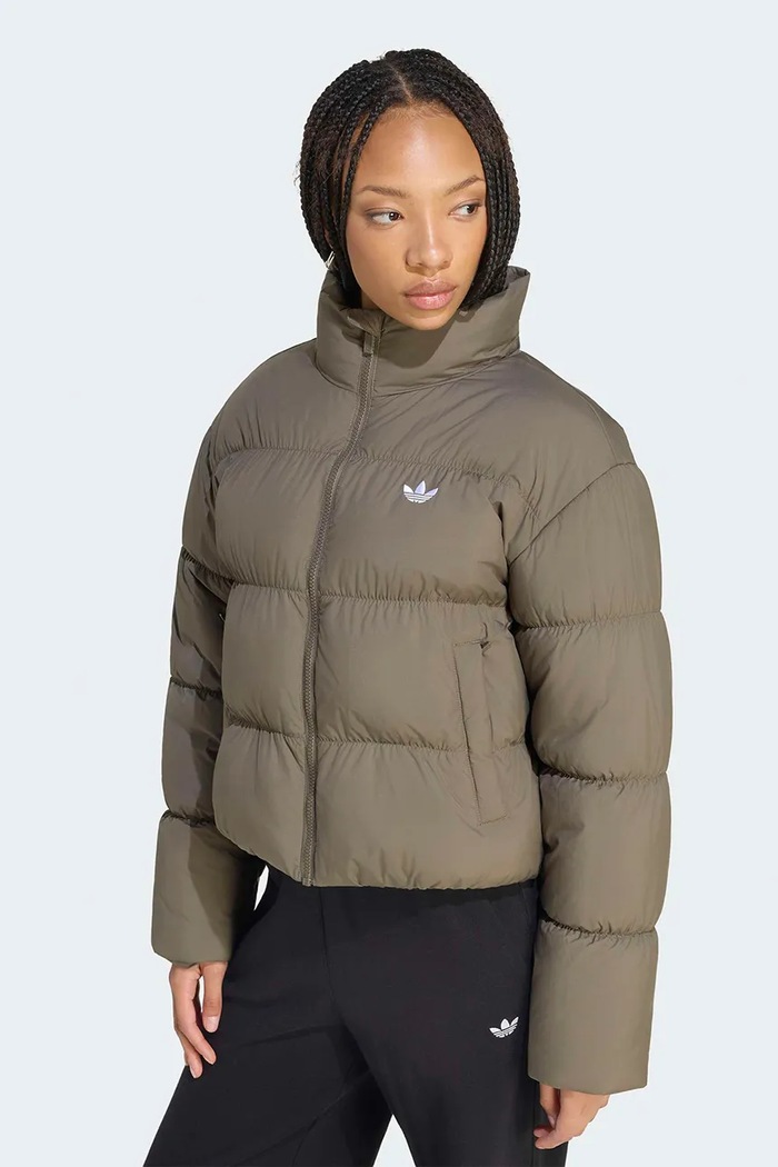 Krátka bunda dámska Short Padded adidas Originals KR9579 zelená