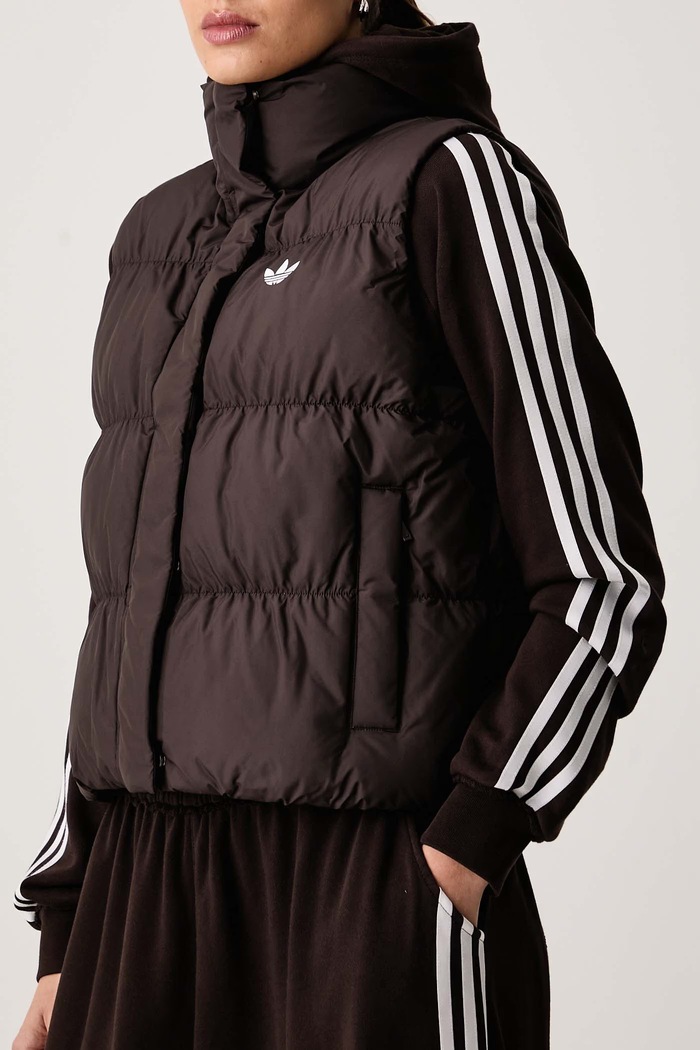 Vestă pentru femei Regular Padded adidas Originals KR9549 maro