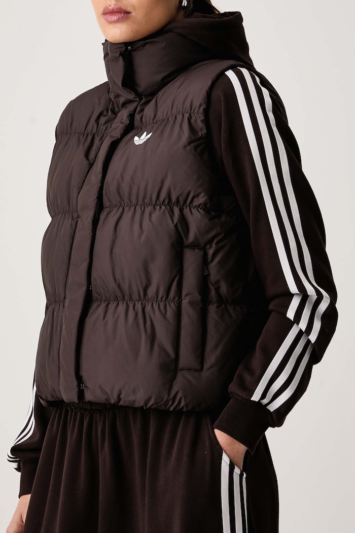 Vestă pentru femei Regular Padded adidas Originals KR9549 maro