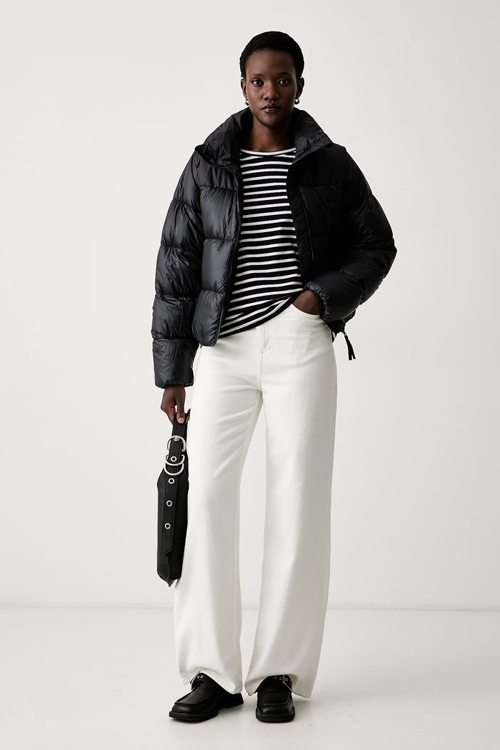 adidas Originals pernata jakna za žene Essentials Down Puffer KG6674 crna AW26