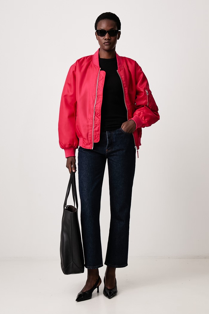 Anine Bing Leon bomber jakna za žene A.01.12567 crvena AW26