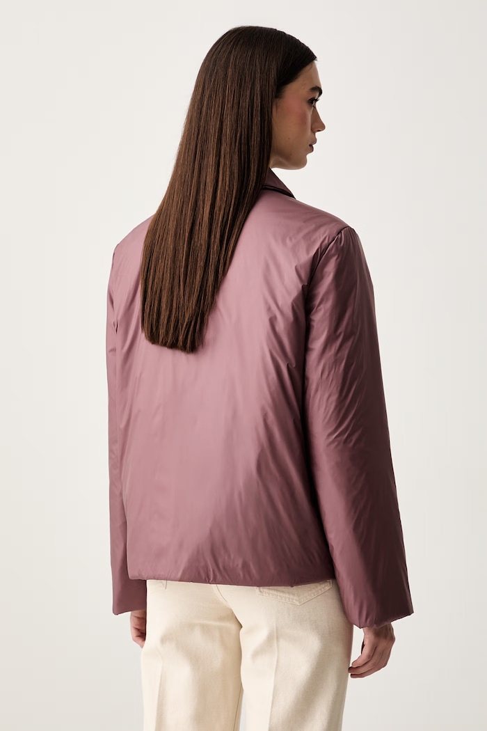 Odzież MM by Max Mara kurtka przejściowa damska MMLPALAZZI 2626486027600 fioletowy