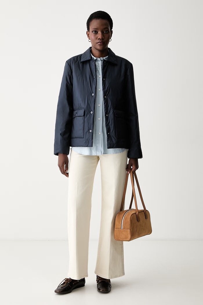 MM by Max Mara kurtka przejściowa damska MMLPALAZZI 2626486027600 granatowy AW26