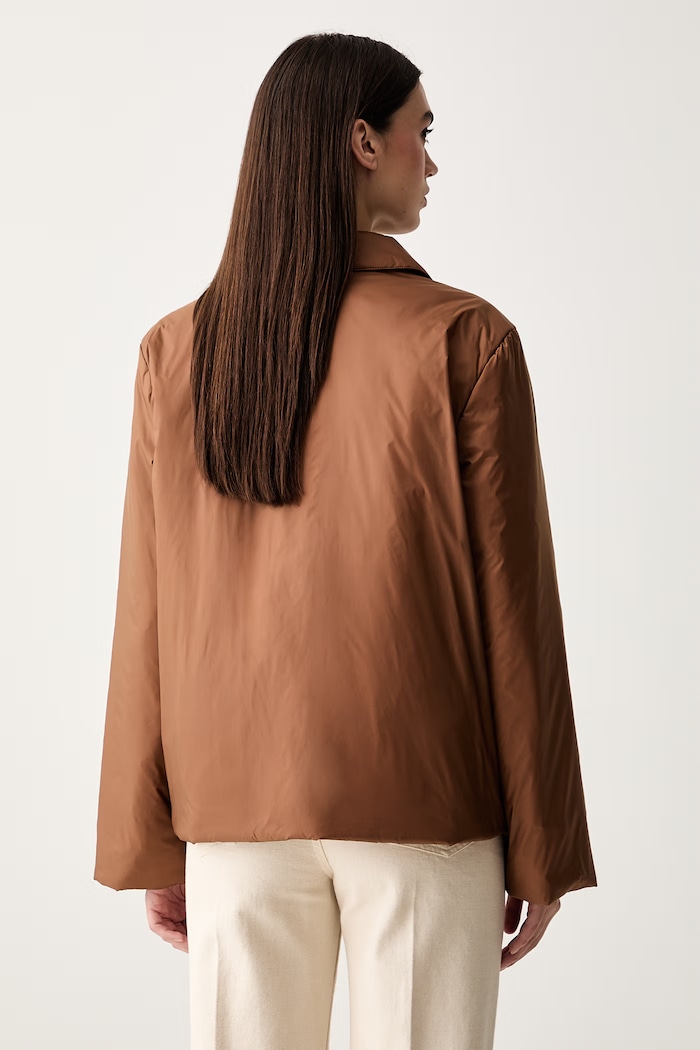 Ruházat MM by Max Mara átmeneti kabát női MMLPALAZZI 2626486027600 barna