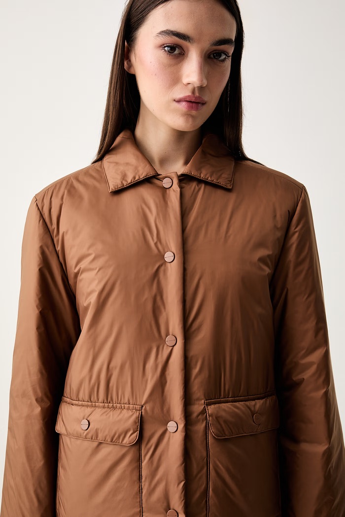 MM by Max Mara přechodová bunda dámská MMLPALAZZI hnědá 2626486027600