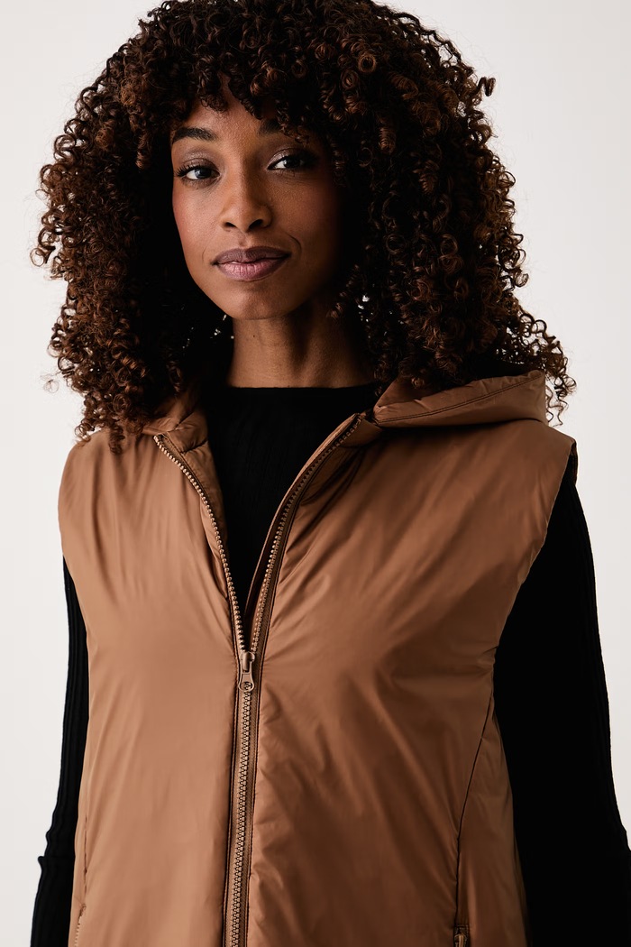 MM by Max Mara bezrękawnik damski MMLESEDRA brązowy 2626296017600