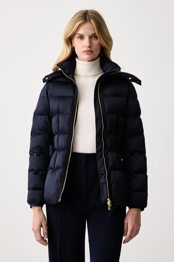 Kurtka damska Elisabetta Franchi granatowy PI92D66E2