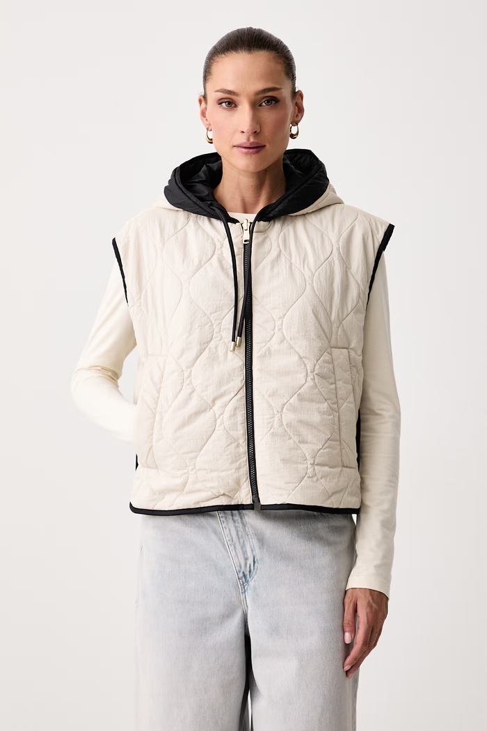 Weekend Max Mara Bezrękawnik damski WKDACCENNI 2625296011600 czarny AW26