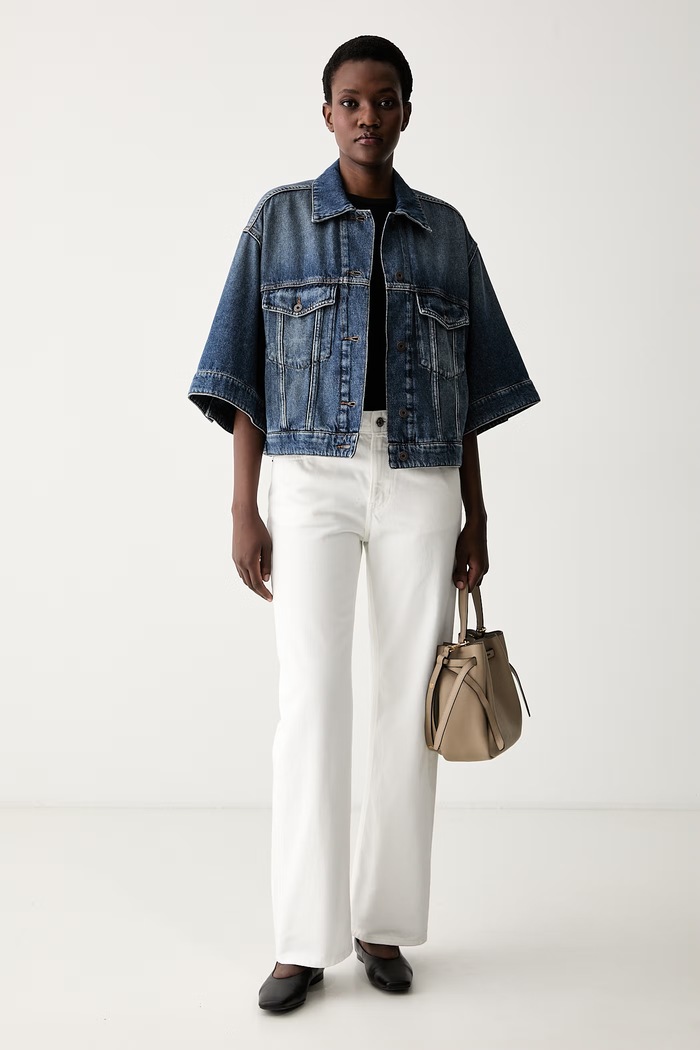 Weekend Max Mara kurtka damska jeansowa WKDLIUTI 2625046051600 niebieski AW26
