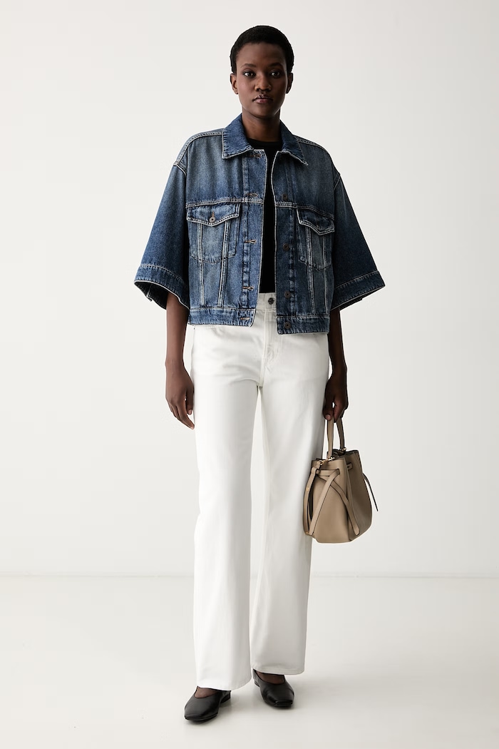 Weekend Max Mara kurtka damska jeansowa WKDLIUTI 2625046051600 niebieski AW26
