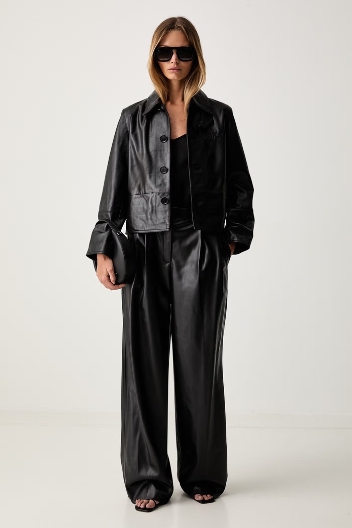 Zadig&Voltaire ženski usnjen LESSA RWOW01288 črna AW26
