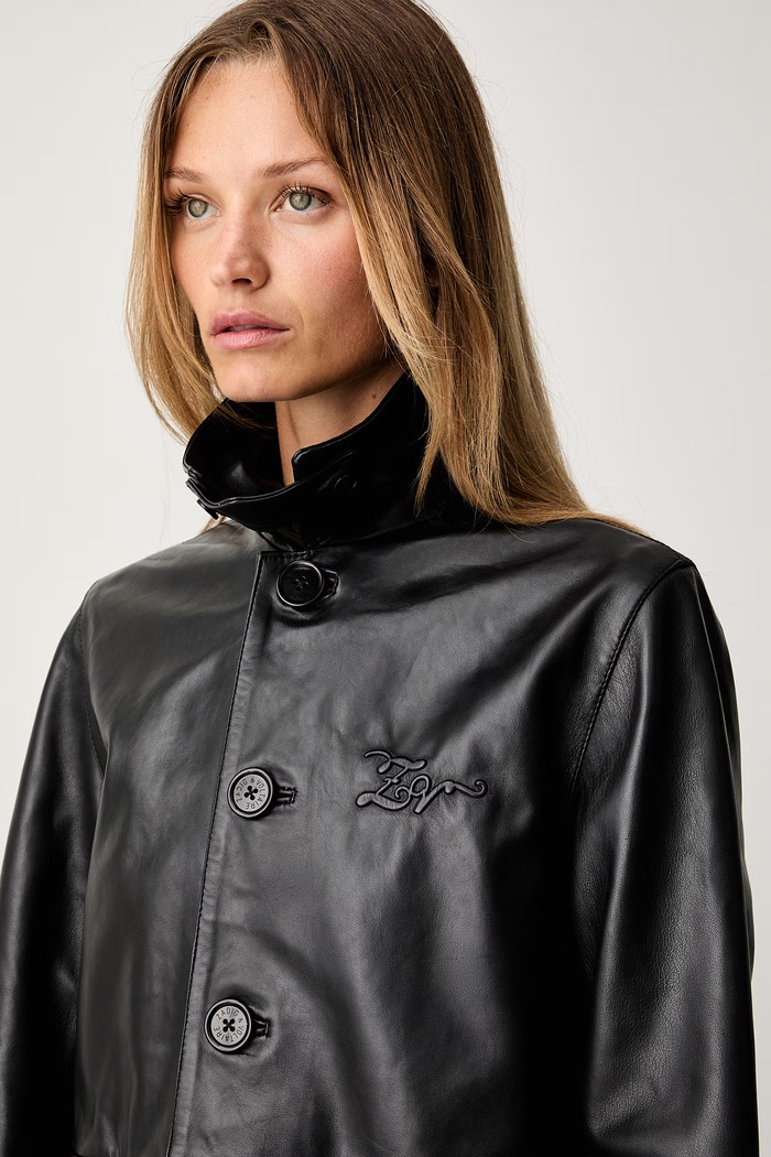 Zadig&Voltaire ženski usnjen LESSA črna RWOW01288
