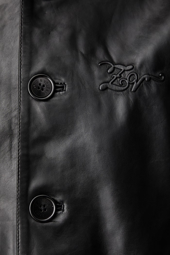 Zadig&Voltaire ženski usnjen LESSA RWOW01288 črna