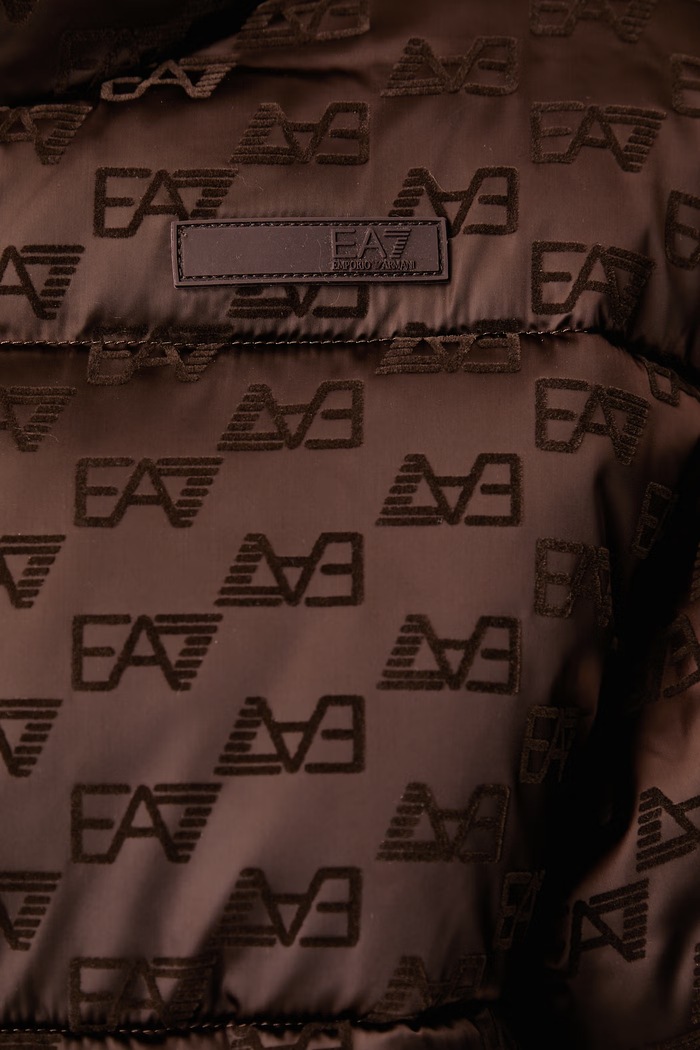 Kurtka damska EA7 Emporio Armani brązowy AF27530.7W001504