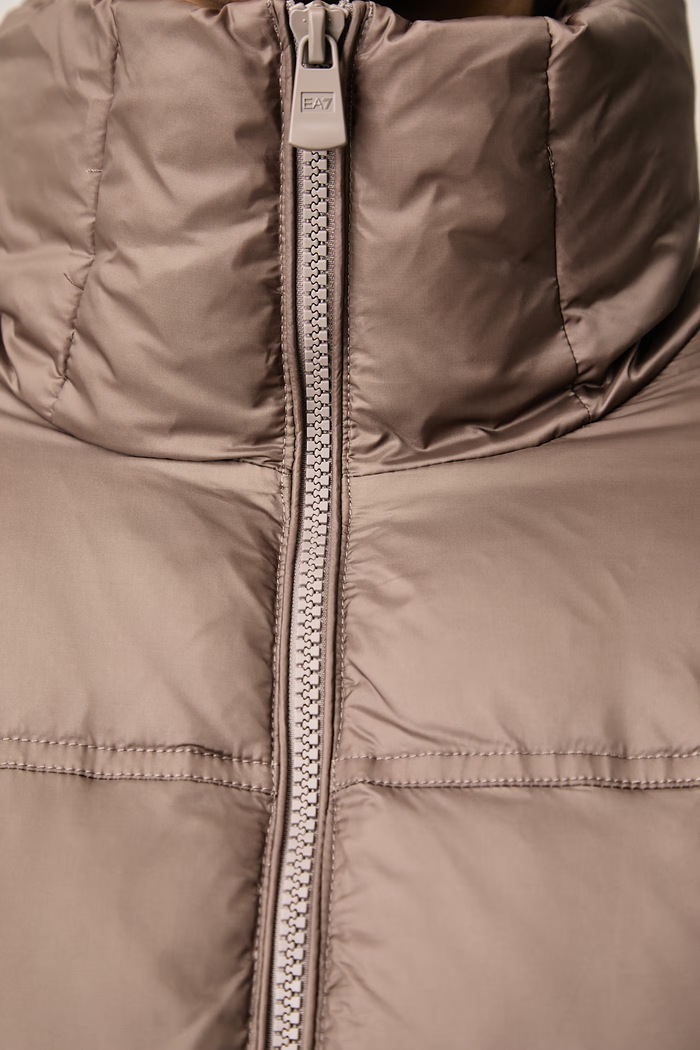 Kurtka damska EA7 Emporio Armani brązowy AF16413.7W001519