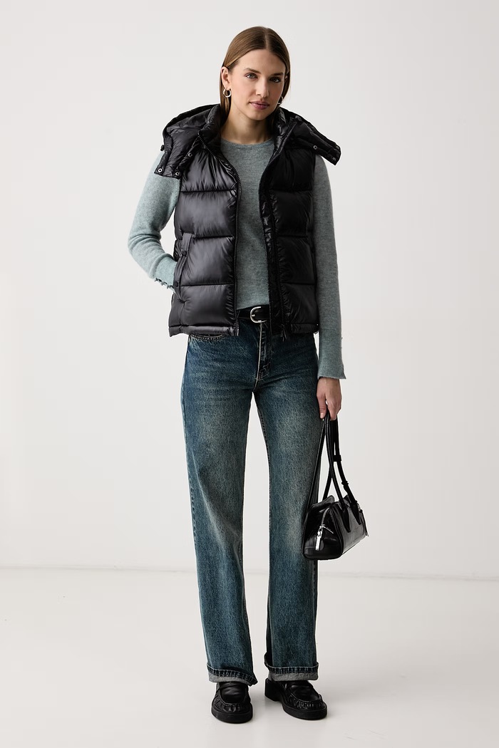 Save The Duck Bezrękawnik damski LISELOTTE D83085W.LOVE23 czarny AW26