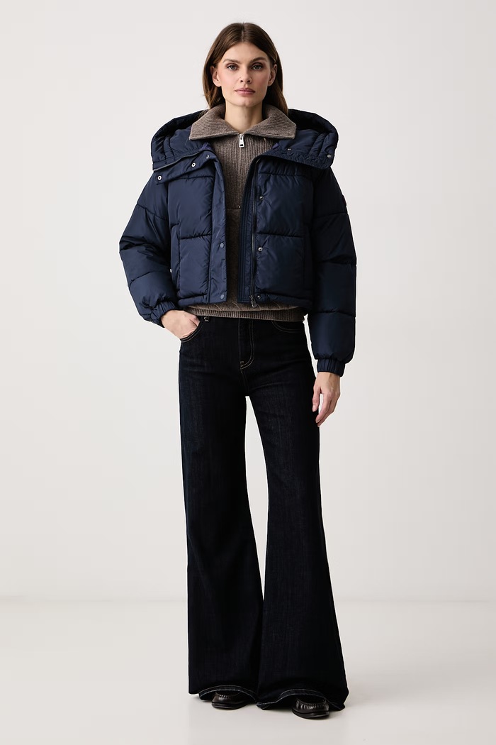 Save The Duck Kurtka pikowana damska MAUDE D32845W.MEGA23 granatowy AW26