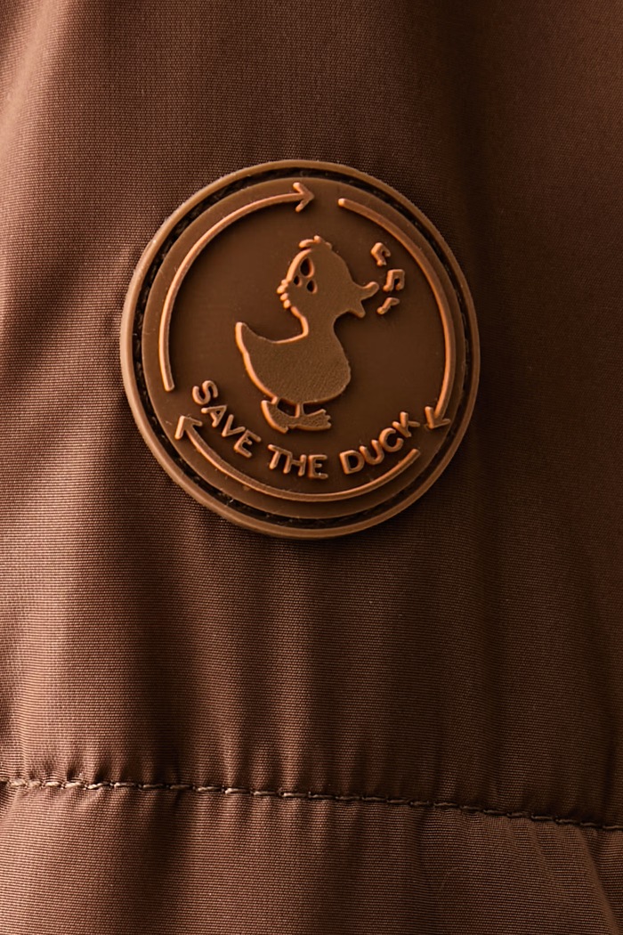 Kurtka pikowana damska MAUDE Save The Duck brązowy D32845W.MEGA23