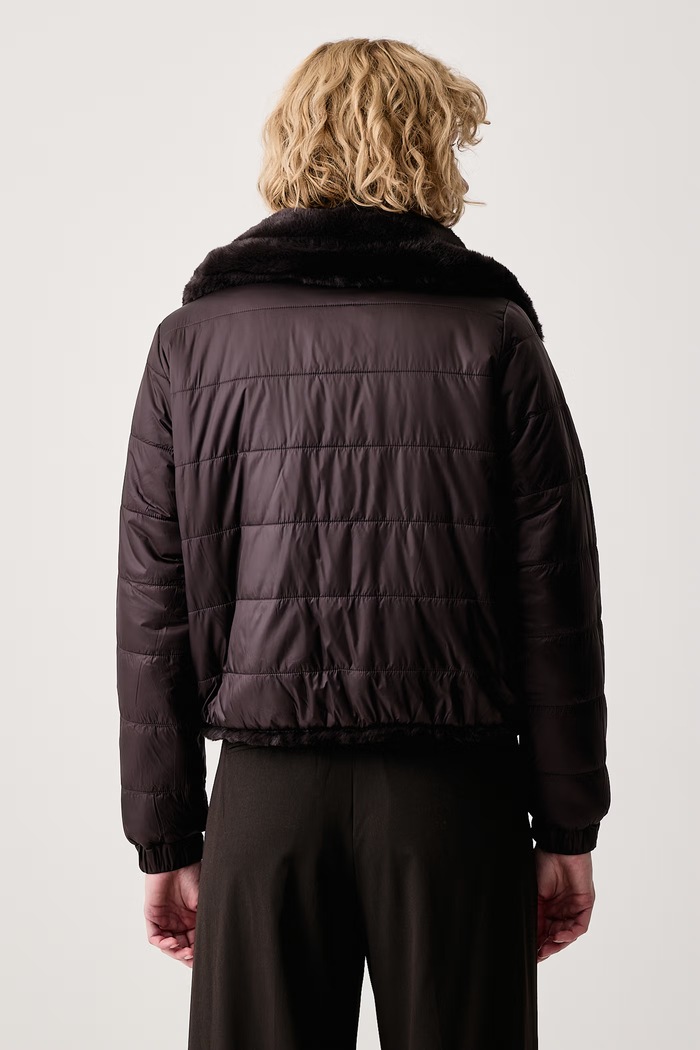 Kurtka dwustronna damska JEON Save The Duck czarny D31352W.FURY23